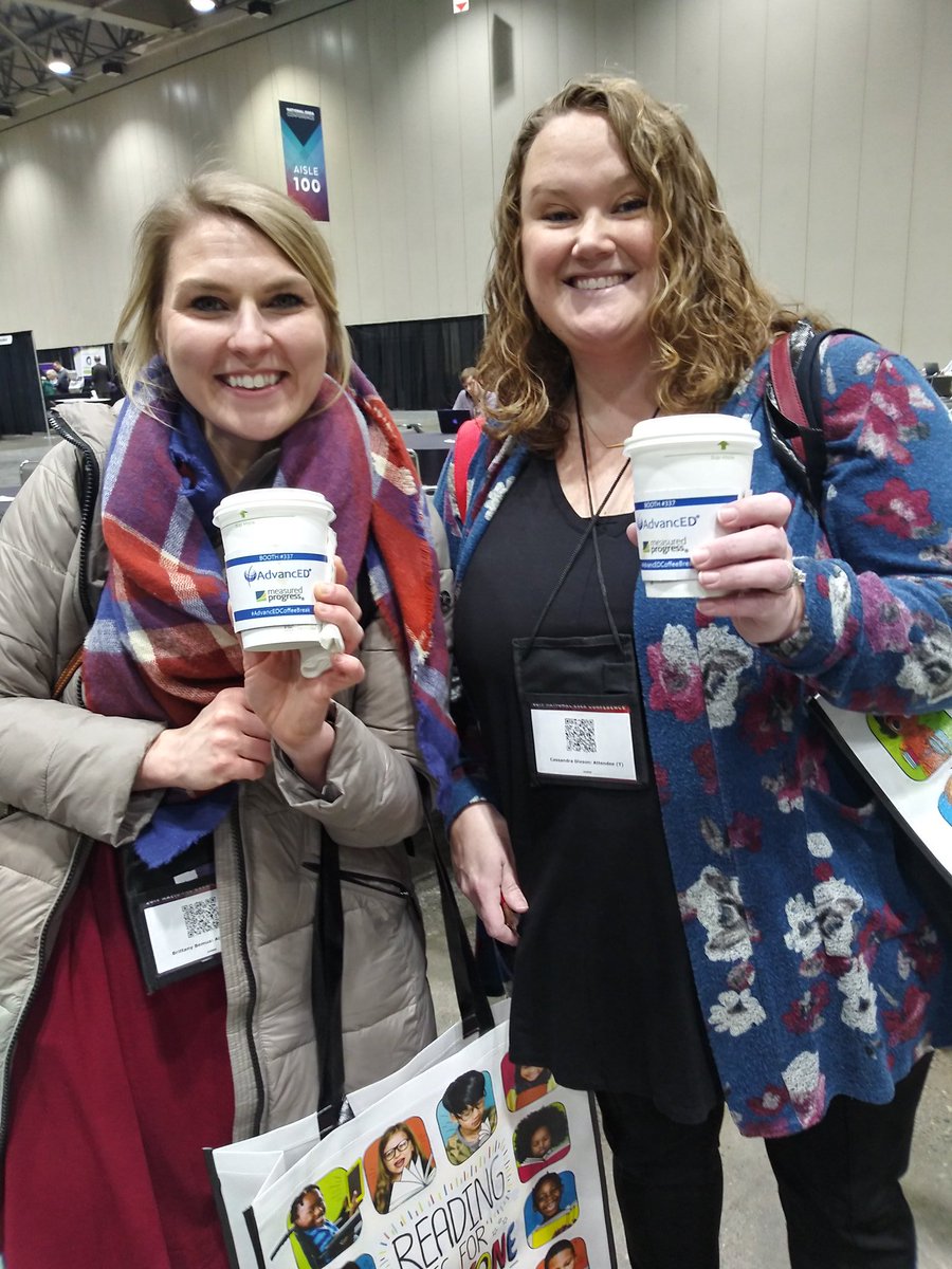 brittgarcia1016's tweet photo. Free coffee! #AdvancEDcoffeebreak #2019nationaleseaconference https://t.co/99VdmlEDbW