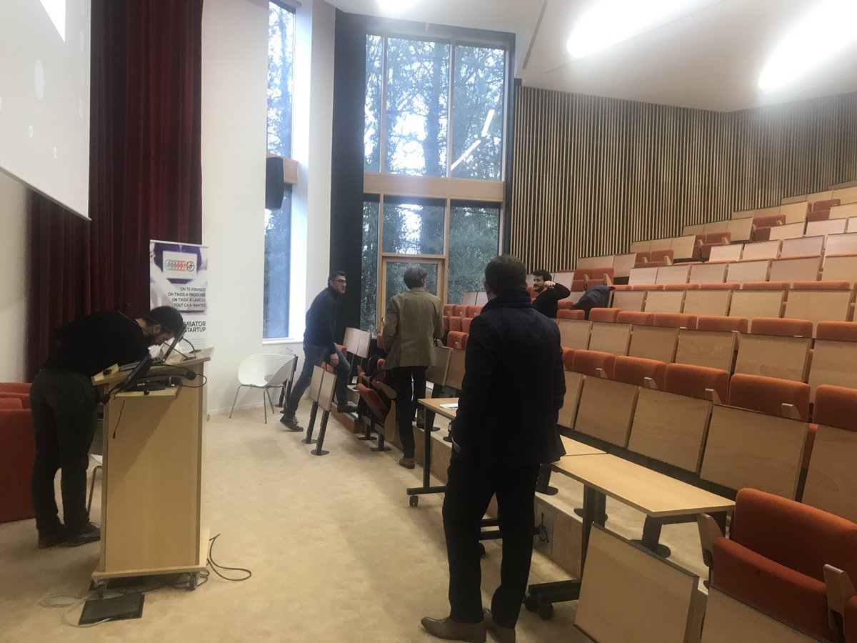 bastienbillion's tweet photo. Derniers préparatifs pour notre meetup Voix / IA de ce soir à l’université de Nantes avec notamment les interventions de @google, @IntuitiveRobots, @Haapie_Robots, @Voxpass et @Niji_Digital 
#1KMeetup 

Cc @1KNantes @OuestValo @LaboLS2N https://t.co/0gmMgToJrU