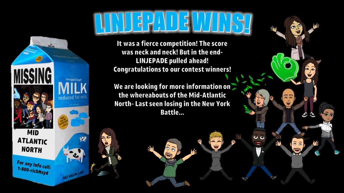 What a fun contest! Mid-Atlantic North was a tough opponent but I’m so proud of Team #LINJEPADE for coming out on top! #GodsPlan #WhatsThePrize #IHX #IHXEastElite