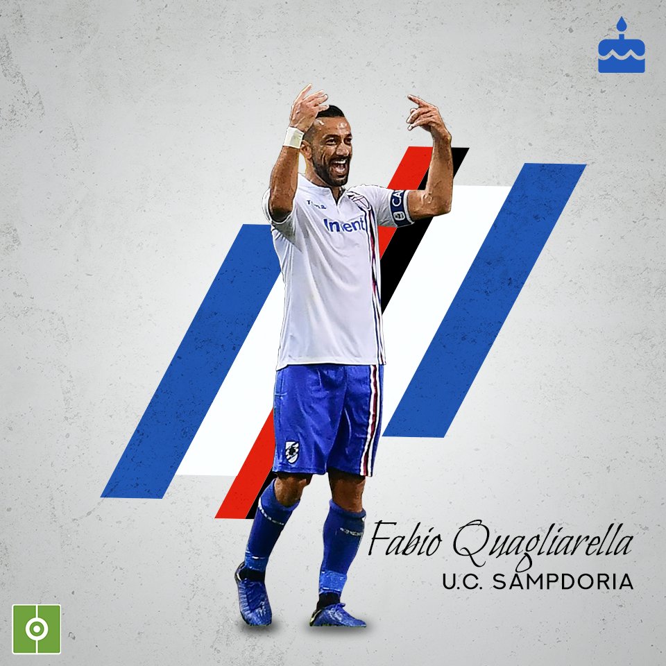 Happy birthday to Fabio Quagliarella, who is in the form of his life as he turns 36 today!  
