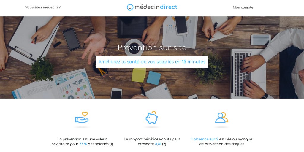 François Lescure (<a href="/antemacam/">Lescure Francois</a>) en direct du <a href="/SPPSante/">SPPSanté</a> : "Avec MédecinDirect, notre #infirmière peut venir sur site faire un ensemble de mesures aux salariés. Ces mesures sont ensuite interprétées par les #médecins de notre plateforme" 👉 medecindirect.fr/prevention-sur…