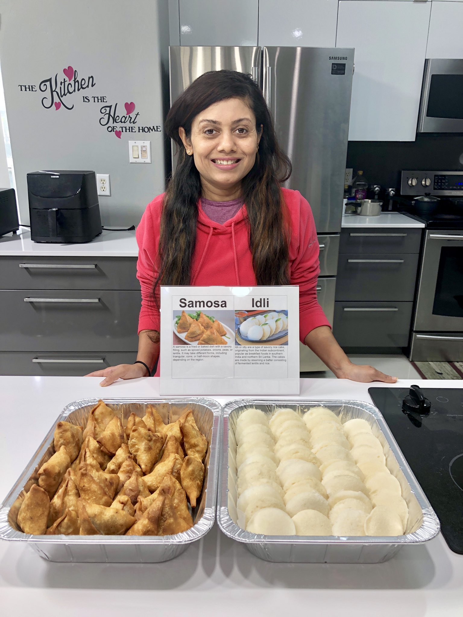 Bhavna S Kitchen On Twitter Made Samosa Idli For Boys School International Food Festival