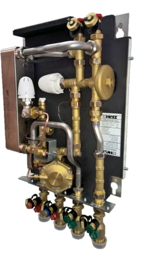 VersatileEng's tweet image. We're pleased to introduce our Heat Interface Units (#HIU) range from @HerzValvesUK. This convenient package includes all components mounted on a frame, factory assembled and tested. And we supply the #radiators too to make your life even easier! bit.ly/2UqthV2 #heating