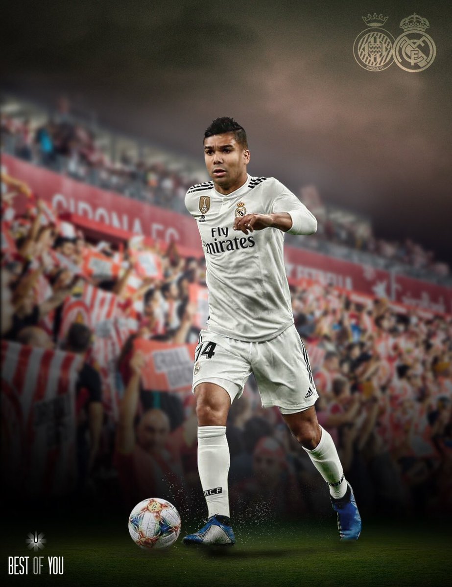 Casemiro's tweet image. Centrados en seguir nuestro camino en la Copa. ¡Vamos, equipo! 💪🏽

#HalaMadrid #RMCopa #RealMadrid

@GironaFC 🆚 @realmadrid 
🏆 #CopaDelRey 
📍 Montilivi
🇧🇷 18:30 h
🇪🇸 21:30 h
