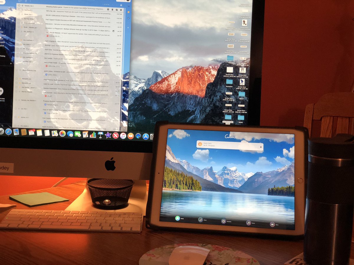 teaching2tech's tweet photo. Today I am working at Jasper Lake, enjoying the views and the soundscape while staying all nice and toasty in my office 💙#snowday9 #Calm #superproductive https://t.co/H6tf6Gv0Jj