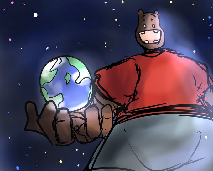 今まで描いた中で1番デカいカバオくん貼ろうぜのtwitterイラスト検索結果