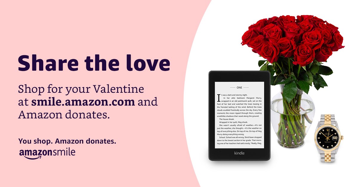 GriefSupportNwk's tweet photo. Be sure to choose Grief Support Network while doing your Valentine's shopping on Amazon Smile! https://t.co/DgW44qnEa2
