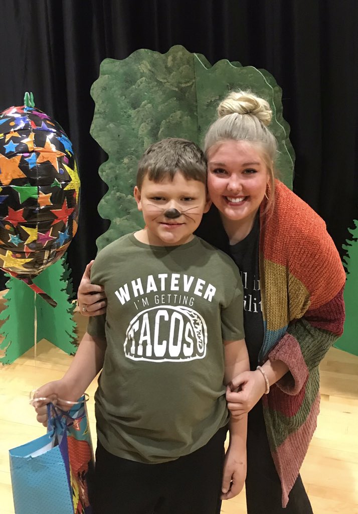 MissSmyly's tweet photo. So proud of my little fox!!! Colton rocked the stage in @bcsboe children’s theatre production of “Into the Woods”. 🦊 #ProudTeacher https://t.co/VU2CuhjC0x