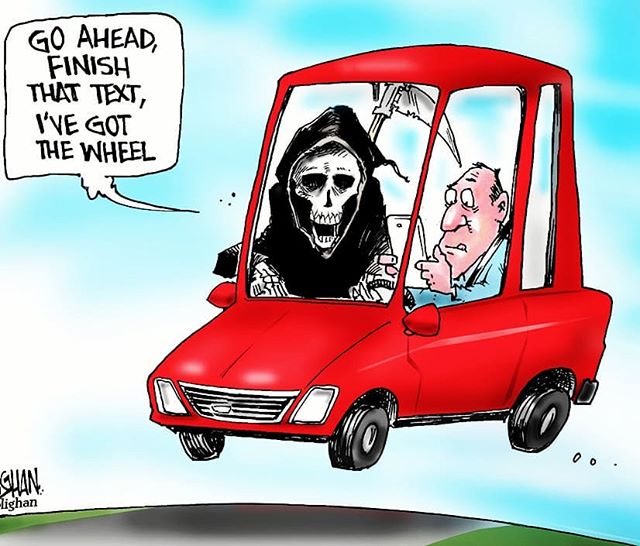 dorisaveslives's tweet image. According the CDC, distracted driving caused an average of 
9 deaths and 1,000 injuries per day in 2018!! 😧 📵

#arrivealive #safety #driving #cars #death #textpost #text #cartoon #meme #dankmemes #florida #distractions #highway #alert #humor #woke