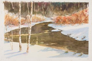 BHCongregation's tweet photo. Don't miss The Baltimore Water Color Society "Signature Members' Exhibition"
Reception: Sunday, February 3, 2-4 PM in the Hoffberger Gallery at Baltimore Hebrew Congregation. Painting: "Winter at Indian Springs" by David Drown, Baltimore Watercolor Society Member. https://t.co/QFwtSVVZ7O