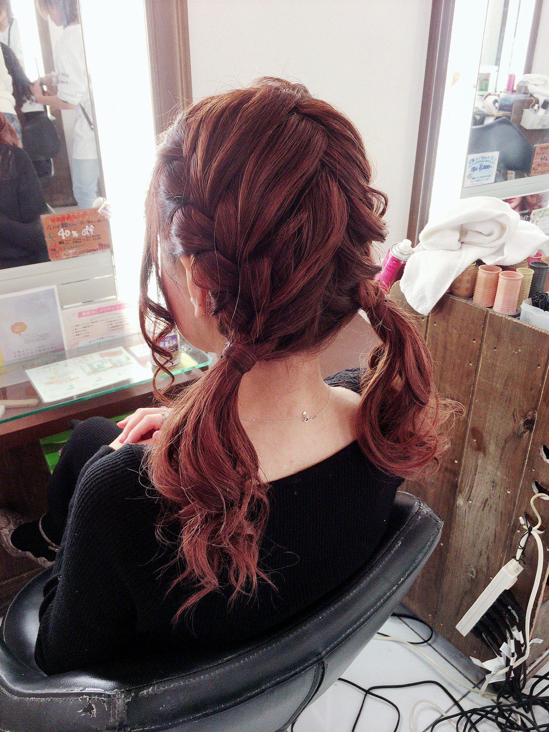 Prgs はまぐり 編み込みツイン ゆる編みでフワッとツインテール 編み込みとツインテールのコラボって無条件に可愛いよね プログレスプラス ヘアセット ヘアアレンジ ツインテール 編み込み 編み込みツイン