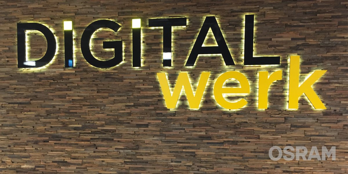 amsOSRAM's tweet photo. Yesterday, the new Digital-Werk of @commerzreal in Wiesbaden, Germany was opened! CHRONOGY - #HumanCentricLighting, the light-based IoT platform #Lightelligence and the intelligent workplace management VISN by #OSRAM provide a very innovative work environment. https://t.co/RnAto2N7Ul