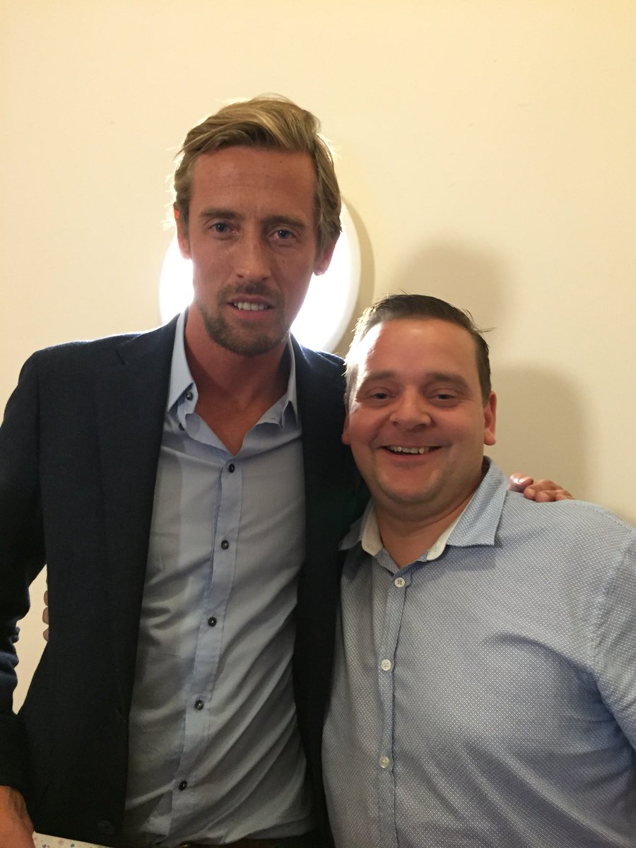 KevinTurboferg's tweet photo. @petercrouch   Thanks for the memories peter . #stokelegend     #everywherewegooooo https://t.co/TBrEv4459l