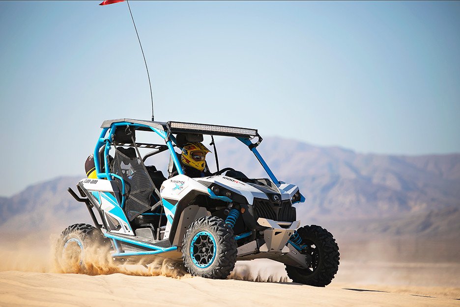 LVUTVTours's tweet photo. Vroom vroom! With our badass Can-Am Maverick #UTVs, escape the hustle and bustle of the #VegasStrip to rip around the dunes of the #Mohave desert and experience Las Vegas like never before. https://t.co/oNgZaUQPOQ