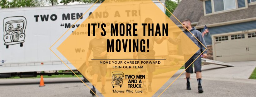 TwoMenTulsa's tweet image. TWO MEN AND A TRUCK is hiring in T-town!! We hold open interviews every TUESDAY at 1pm :)