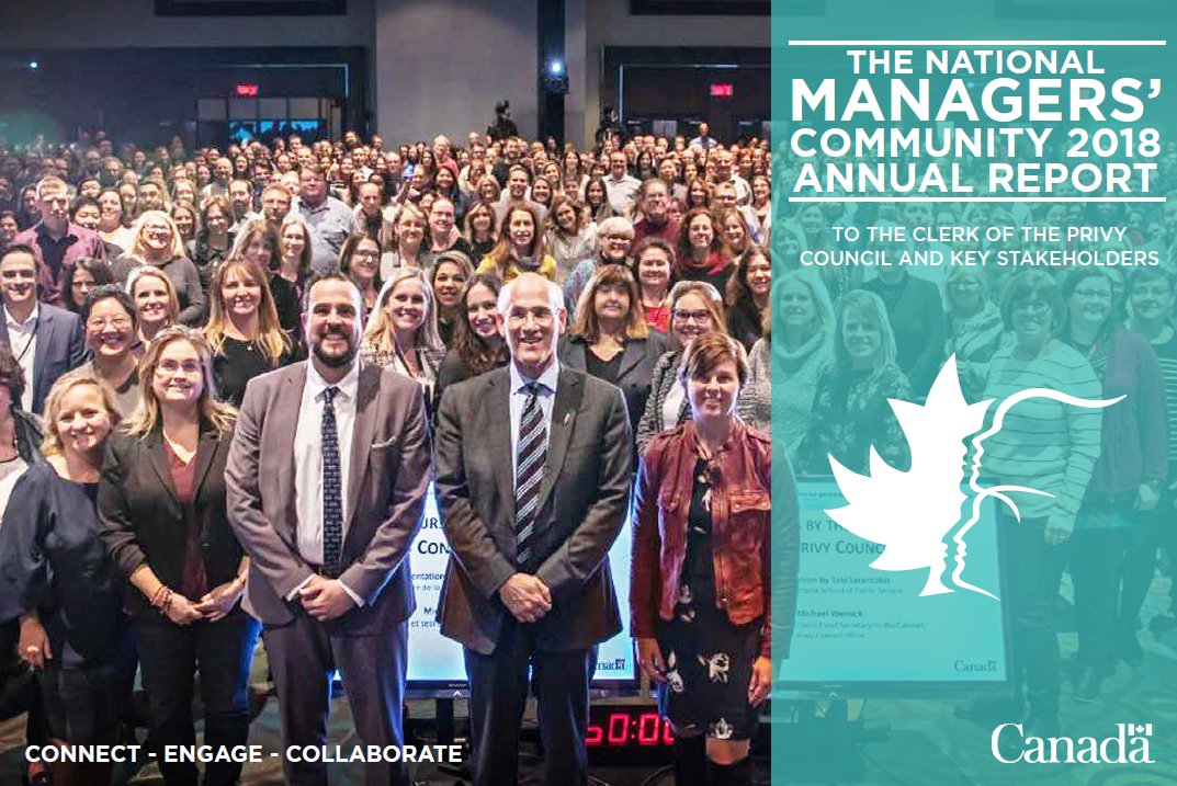 The NMC's 2018 Annual Report to the @Clerk_GC and Key Stakeholders was released this week. Check out how we connect, engage and collaborate with managers across the country and watch for upcoming highlights from the report! <a href="/KineDonoghue/">Christine Donoghue</a> 
gcconnex.gc.ca/file/view/4579…