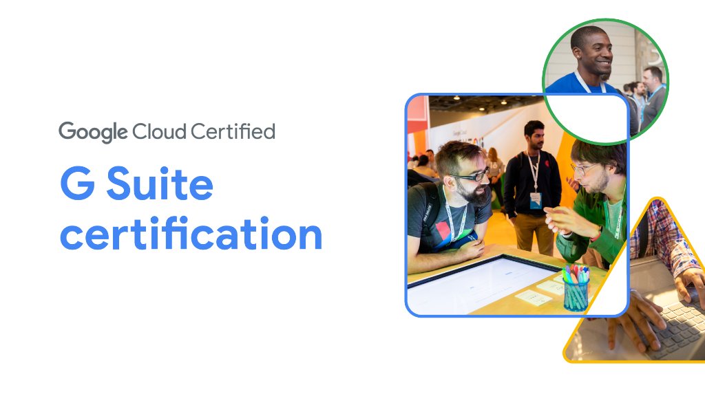 GoogleWorkspace's tweet image. 🏃Stay a step ahead: the #gsuite certification is now available in the @googlecloud Certified portfolio. Take it to show your digital skills → goo.gl/uGUhvc