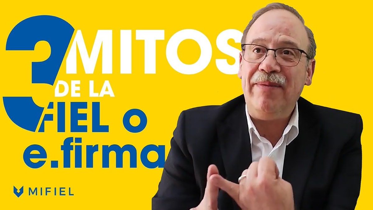 mifielfirma's tweet photo. ¿La FIEL solo sirve para firmar documentos fiscales?, en este video respondemos a los 3 mitos más comunes sobre la FIEL o e.firma del SAT. 🤓 #Mifiel
https://t.co/wM1qwZ5L36 https://t.co/7AX5haRY0x
