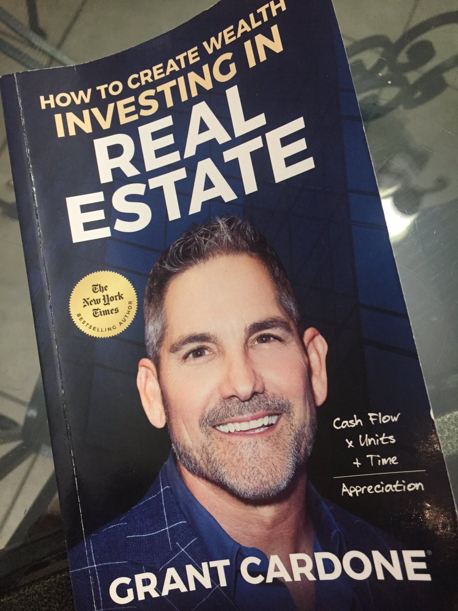 davemalda's tweet photo. Thanks @GrantCardone for this fantastic Real Estate book! #10X #RealEstate #PassiveIncome #CardoneZone 🤟😎 https://t.co/0oI5hzW1f1