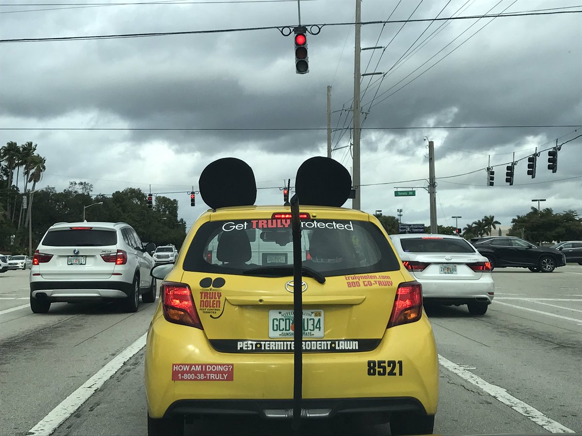 STACISMAIL's tweet photo. #mousecar sighting! @fsutoby @TrulyNolen Nothing makes a noise cute except this car when the ears pop up! https://t.co/4GeZkqkPSk