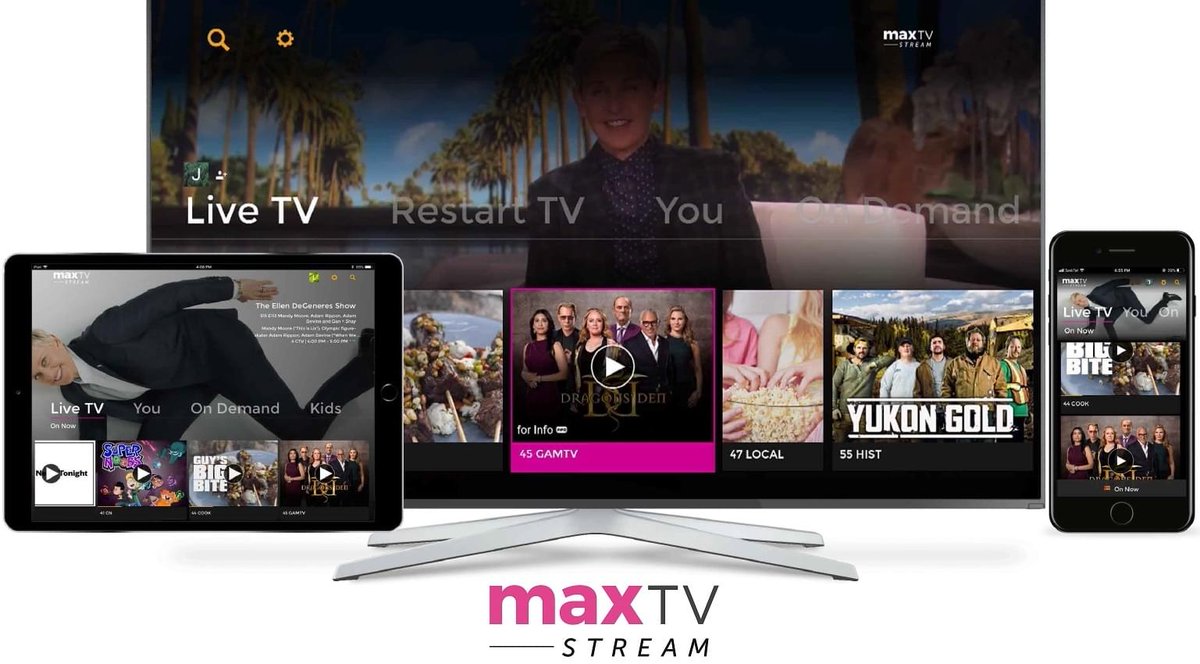 SaskTel's tweet photo. Big news! 📰 Starting today 📆 #maxTVStream 📱📺 is now available in #Nipawin #Tisdale &amp; 2️⃣0️⃣ new communities! Stay tuned 📺 for more #maxTVStream announcements! https://t.co/BD69AtIX9j https://t.co/VnVsbBC1HR