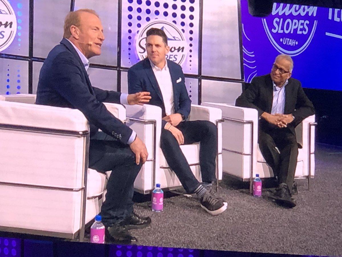 salilsethi's tweet photo. Chandrakant Patel @joulespatel of @hp and Ryan Napierski of @nuskin
talk about reinvention at @siliconslopes #reinvention #followingtrends #reinvent #disruption #turingtribe @TuringTribe https://t.co/NeT1sWRWWC