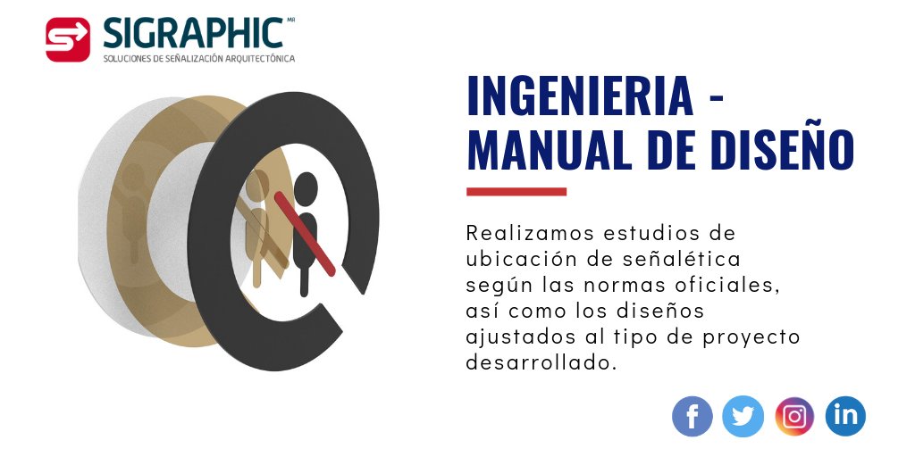 SIGRAPHIC1's tweet photo. Ingeniería y Manual de Diseño - ¡Cotiza nuestros servicios! 
Correo: grupo.ventas@sigraphic.com
Teléfono: (81) 2127.7900 ext. 7103/7104
https://t.co/WCwTIyimbk

#Sigraphic #DiseñosPersonalizados #NormaProtecciónCivil https://t.co/yJT7aRHxQ3