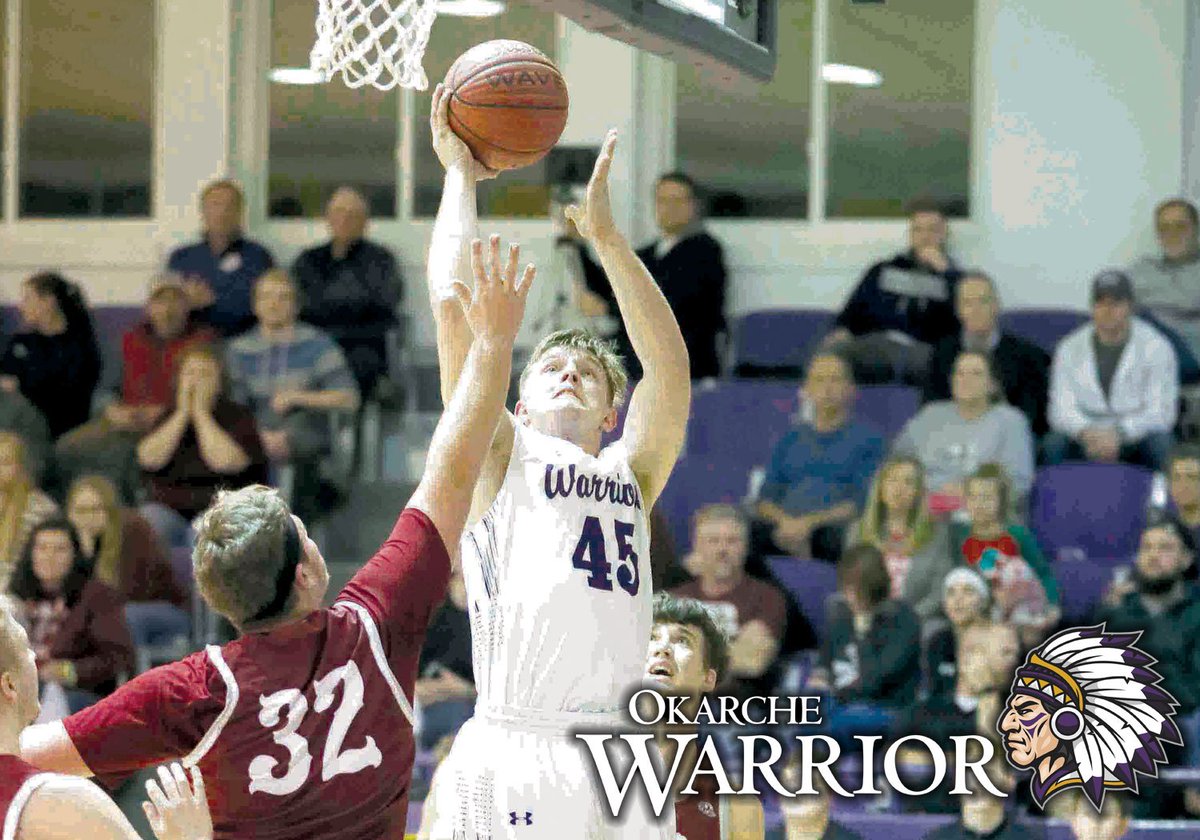 Trey Hunter writes, "Boys Basketball:  Okarche cruises through first round."  Read at wp.me/p9glkT-5w  #OkarcheWarrior #WarriorsBasketball