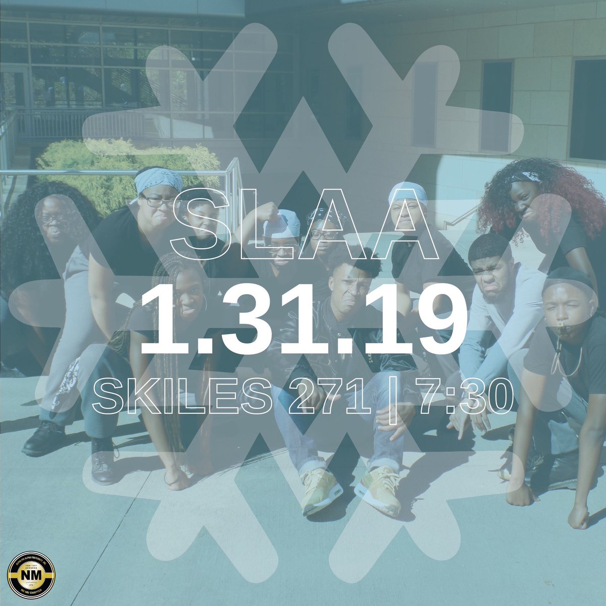 NuMuAlphas06's tweet photo. Many are chosen, few are PHrozen. Do you have what it takes to Stroll Like An Alpha? 👀❄️

SLAA Information Session 🤙🏽
January 31, 2019
Skiles 271 | 7:36

#GeorgiaTech #SLAA #NuMuAlphas https://t.co/jhJPl0tZzv