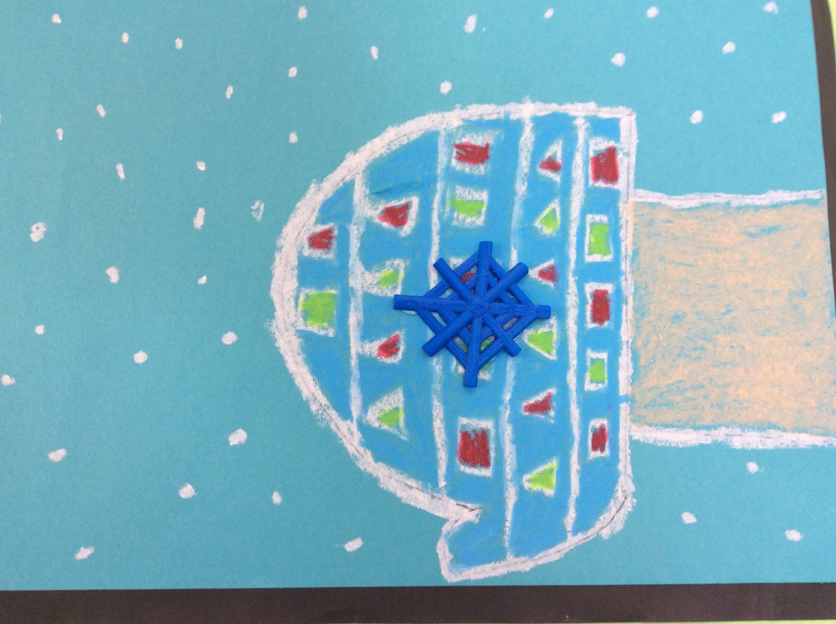 LEIBSTEM's tweet photo. Mrs. Stormes, Mr. Judy, and Mr. Murphy collaborated with 4th Grade students on an Art project using 3-D printing. Students designed a scene with oil pastels and then made snowflakes with radial symmetry using Maker’s Empire. @dasdleib @GEAdditive @MakersEmpire #GE3DPrint https://t.co/o0fFG3ox7j
