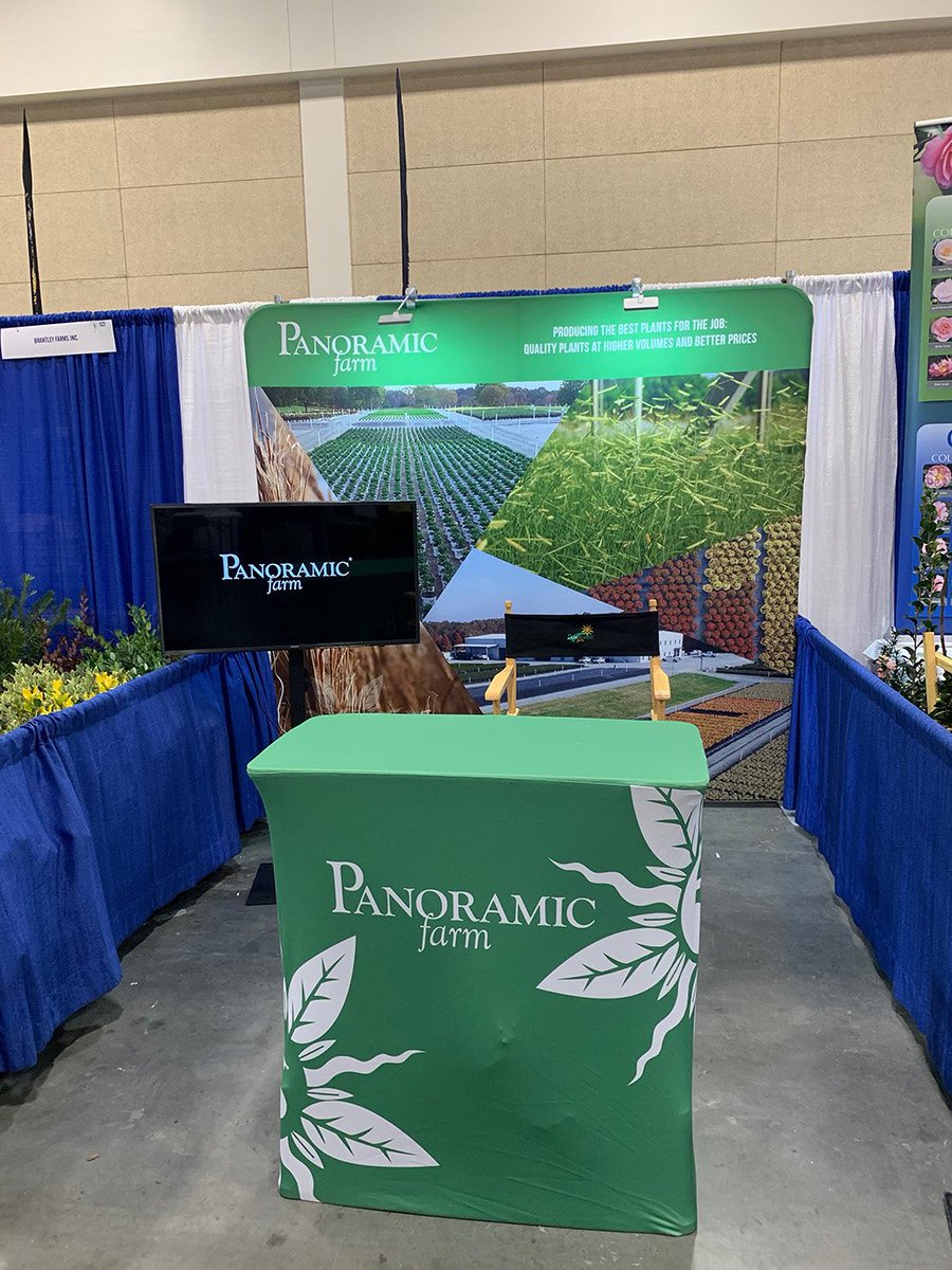 PanoramicFarm's tweet photo. We're here! Booth #523! Come see us! @SCgreenindustry #SCGIA #GoGreen https://t.co/Chen7QfdUn