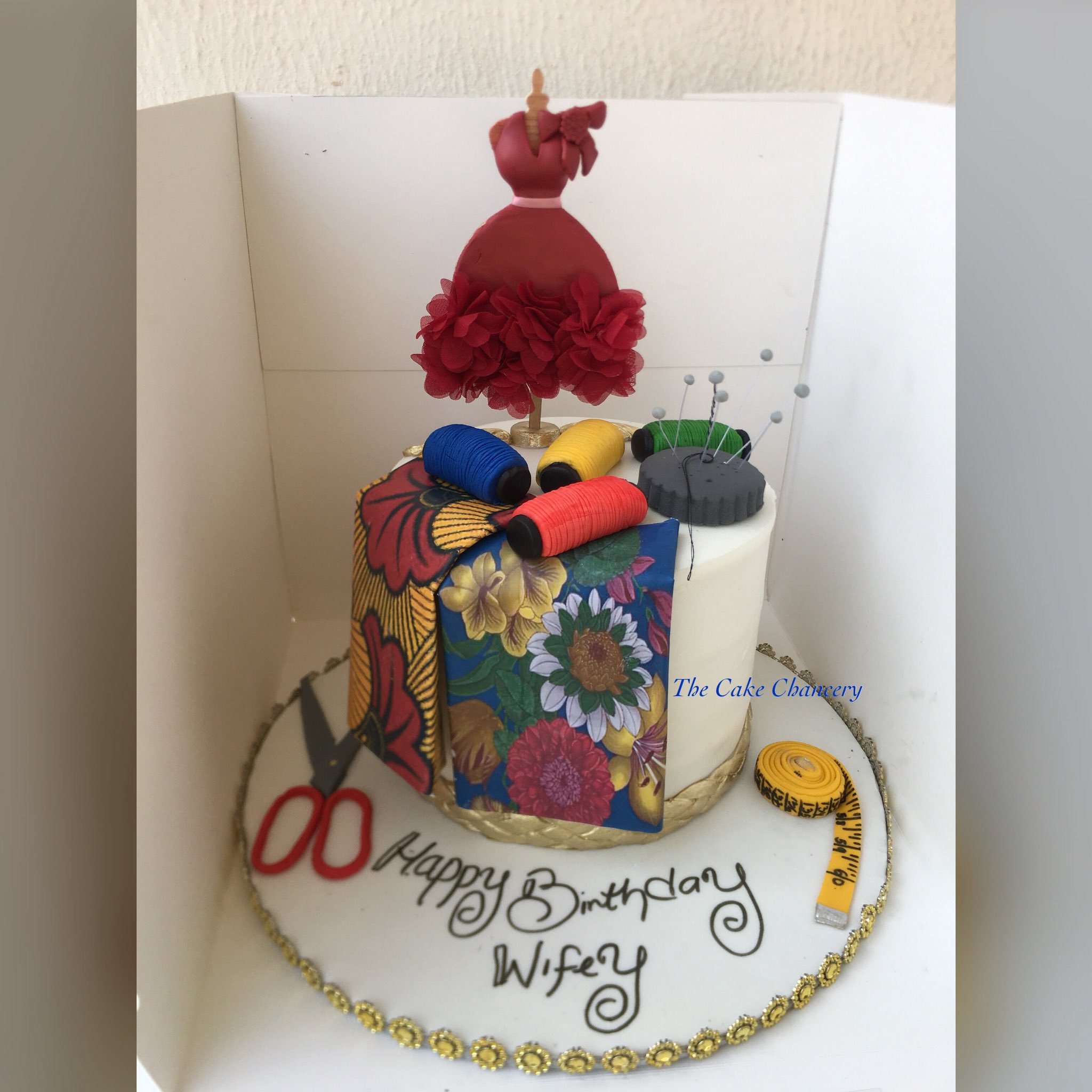 Amazon.com: Sewing Cake Topper, Seamstress Cake Topper, Personalized  Topper, Seamstress, Tailor, Party Supplies, Party Decor, Surprise Party,  LT1388 with keepsake base : Grocery & Gourmet Food