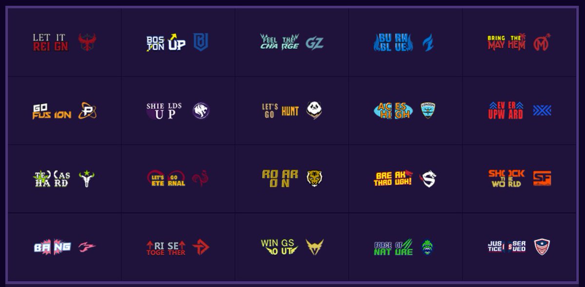 Nick D Orazio Here Are The Overwatchleague Twitch Emotes That All Access Pass Holders Will Be Able To Choose From Gotta Love The Inevitable Te Ha Ro O Or Feel Cha Spam In Chat But