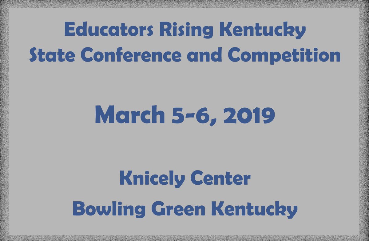EdRisingKY's tweet photo. Don't miss this year's Ed Rising Kentucky conference! Contact kathryn.collins@education.ky.gov with any questions. https://t.co/J6U5ZYFwHS