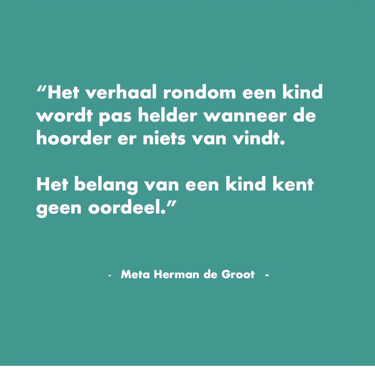 MetaHdG's tweet photo. Note naar de hulpverlening toe: “Eigen normen en waarden horen in de ijskast zodra je met cliënten werkt. Zodat oordelen en conclusies geen ruimte heeft. Wat jij er van vindt is NUL relevant.” #waarheidsvinding #stemvanhetkind @Vera_Bergkamp @diannekroezen @Kinderombudsman https://t.co/Nun8MuGn0u