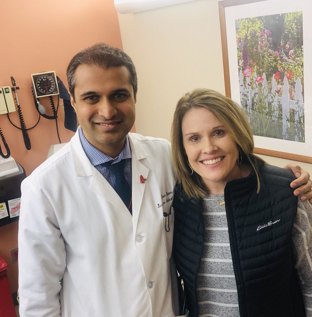 These two are amazing!  <a href="/RavinRatan/">Ravin Ratan</a> and my wife. Three years ago knee pain while at @DellMatchPlay  Diagnosed w/sarcoma. A year of treatment and surgery. Today, two years cancer free. Thank you <a href="/MDAndersonNews/">MD Anderson News</a> <a href="/ACCturfmgt/">ACC Agronomy</a> <a href="/MarkRolfingGC/">Mark Rolfing</a> <a href="/PGATOUR/">PGA TOUR</a>
