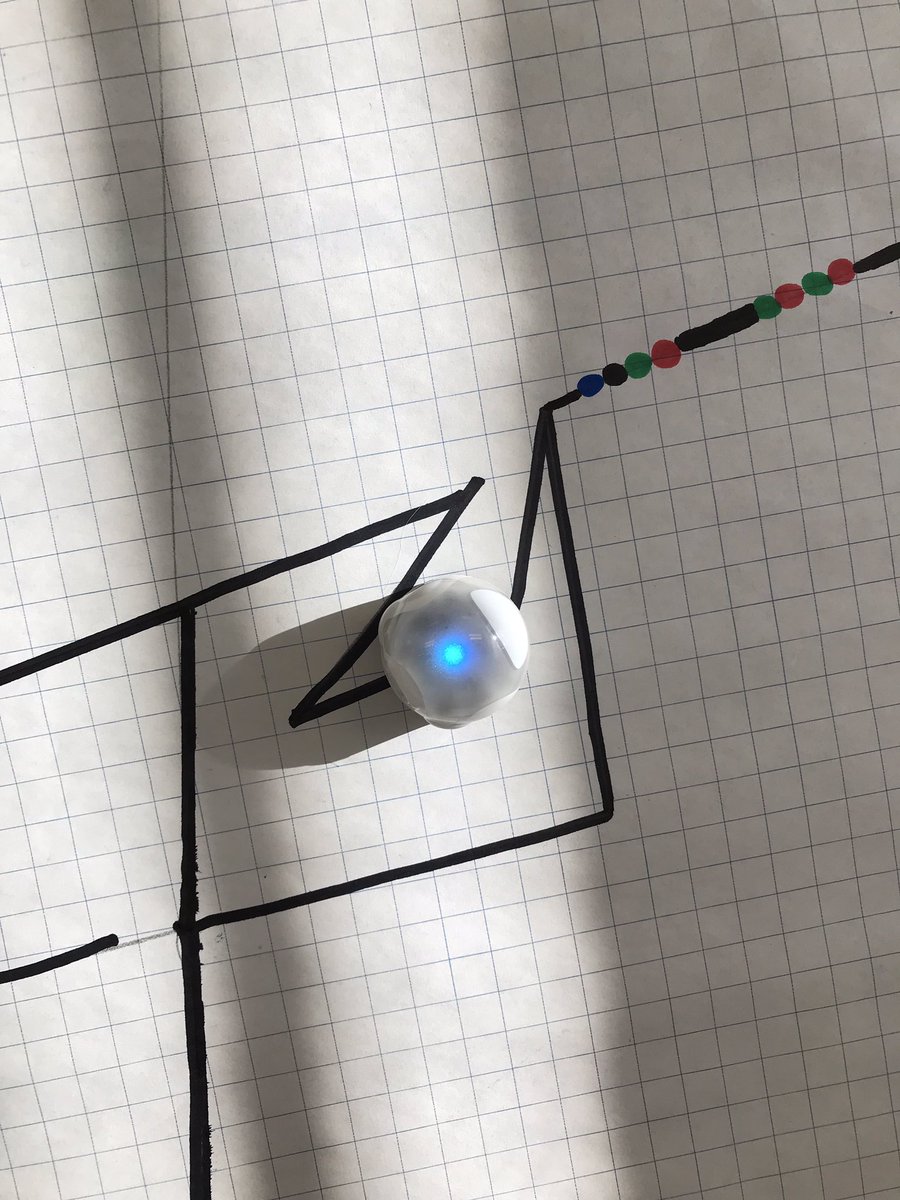 Our intermediates are loving the Ozobot Challenge @Southside_LLC <a href="/KarenEdgar1/">Karen Edgar</a> <a href="/kraekerc/">Cliff Kraeker</a>