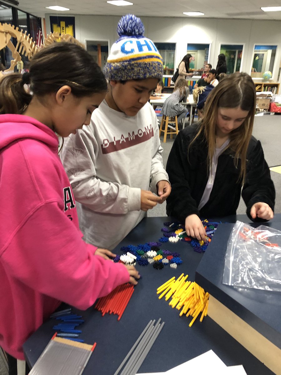 Starting to organize our materials for our design challenge #allardbruins #delmarhillsk6