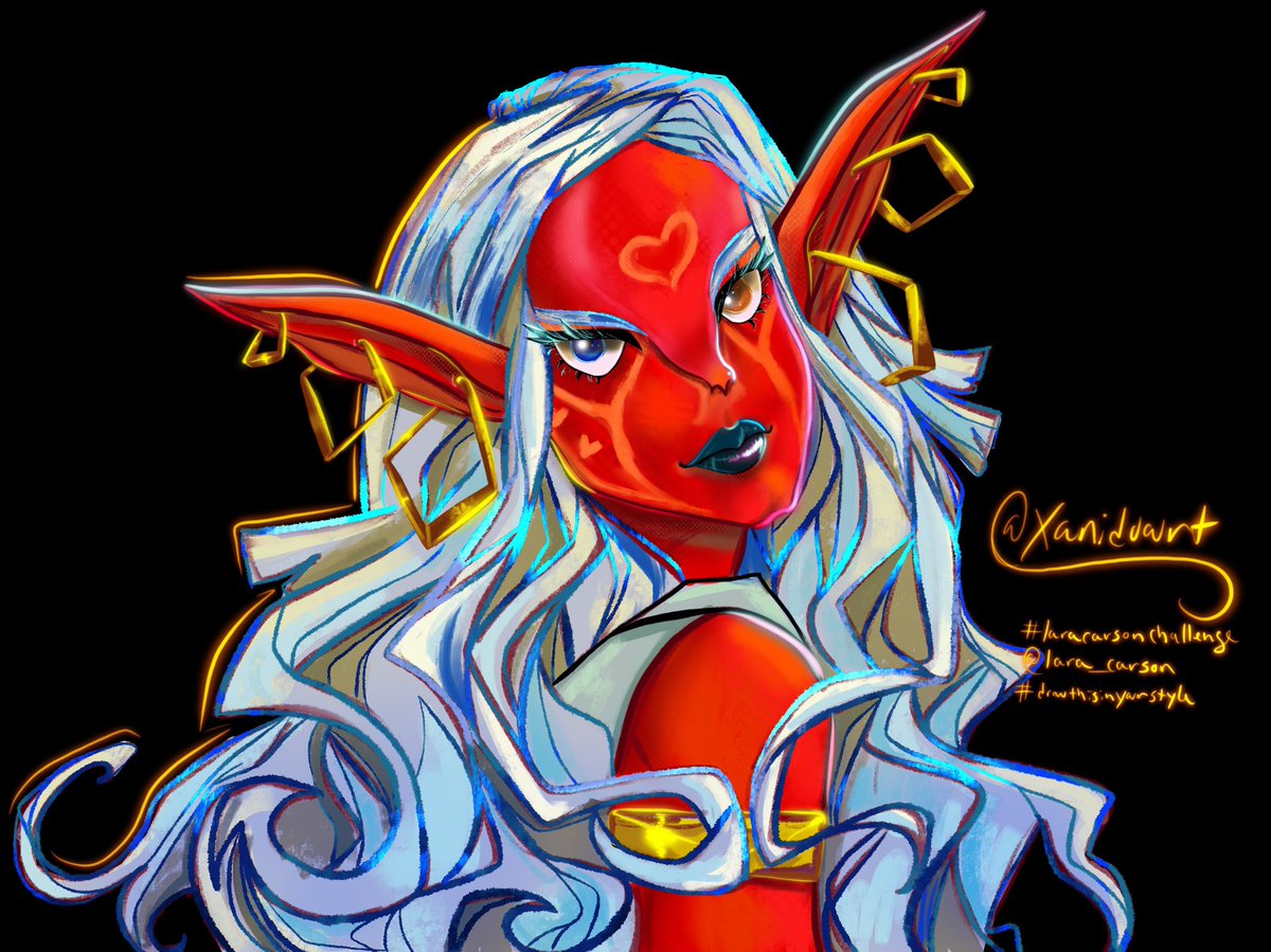 xaniduart's tweet photo. #laracarsonchallange #drawthisinyourstylechallenge 
#xaniduart https://t.co/F7802y07HZ