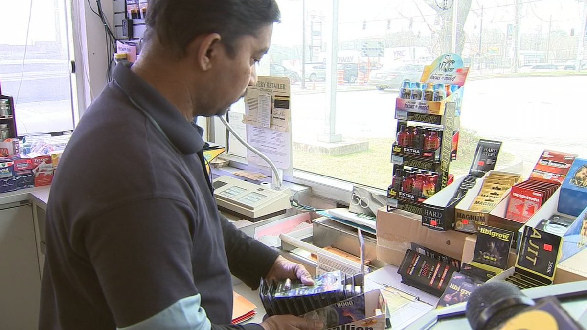 This store manager removed several brands of male enhancement supplements from the shelf when I showed him FDA warnings about the products.  Who he's blaming for having them in the first place.  5:45 <a href="/wsbtv/">WSB-TV</a>