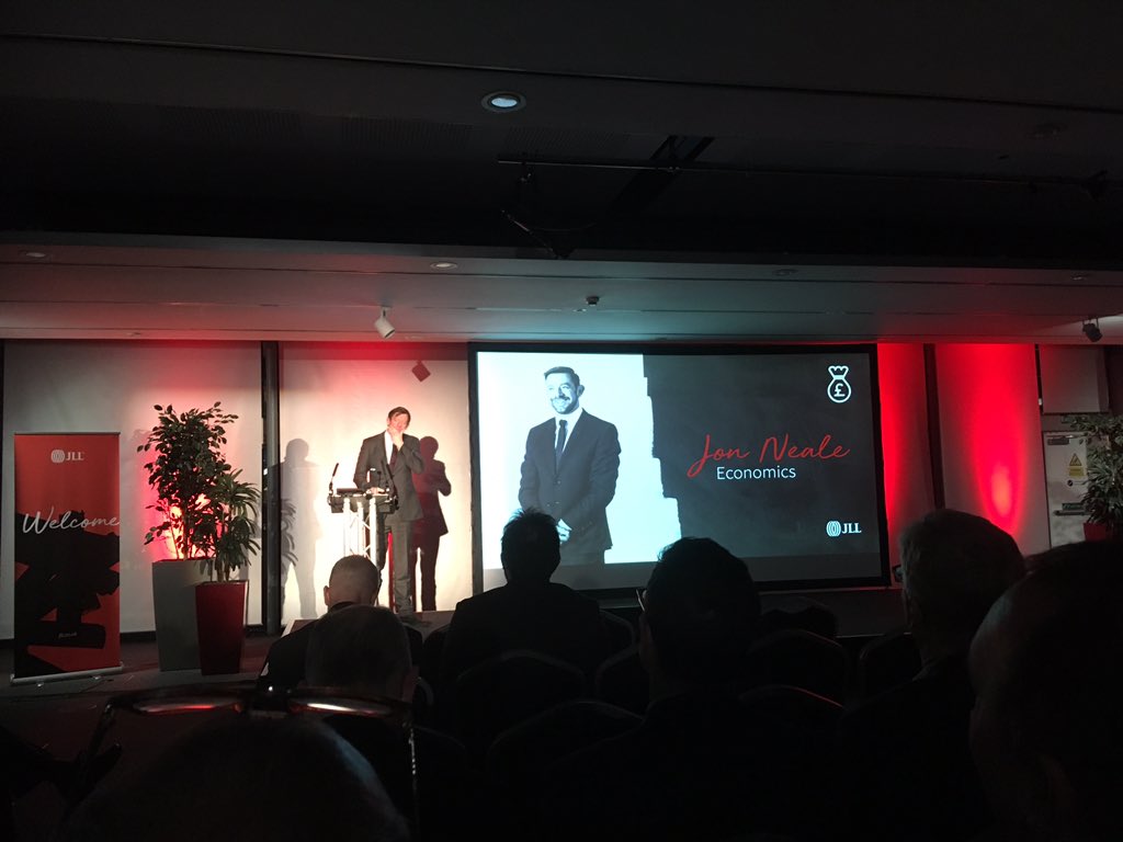 RachaelsArcade's tweet photo. Great start to the @JLLUK South West Market Review from @JonNeale in #Bristol around economics & future UK demand #JLLSWReview https://t.co/FTXgJ0zc1C