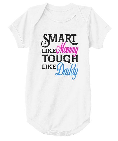 ❤️Smart Like Mommy Tough Like Daddy! Onesie 👌
🎁Get Free shipping 👉bit.ly/2Wqwg1E
#Papa #FathersDay #bestdad #grandpa #grandfather