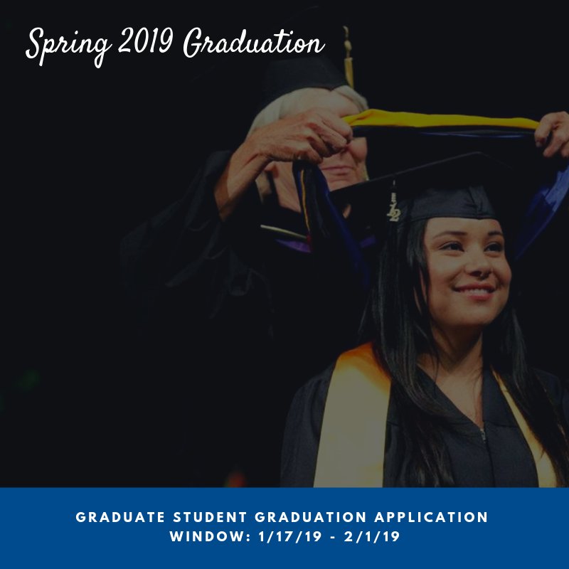 fresnostateDRGS's tweet photo. Graduating this spring?  Don't forget to apply: https://t.co/ir2gc73IX5 https://t.co/EgutINtOGv