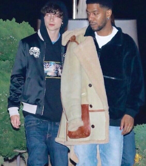 so now timothée is just able to casually hang out with his idol?? there's hope for us ladies (excuse kanye's arm)