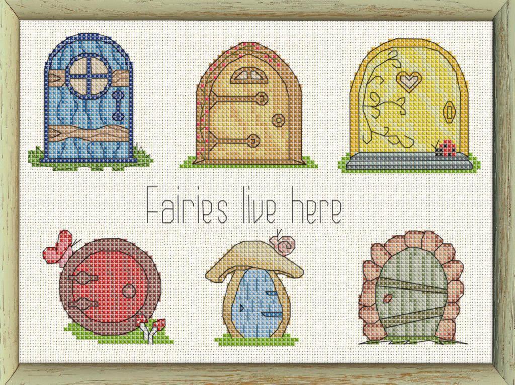DIY100ideas's tweet photo. Cross Stitch Pattern Fairy Doors https://t.co/ed8ZBybTjy https://t.co/MCXMWFLyMS