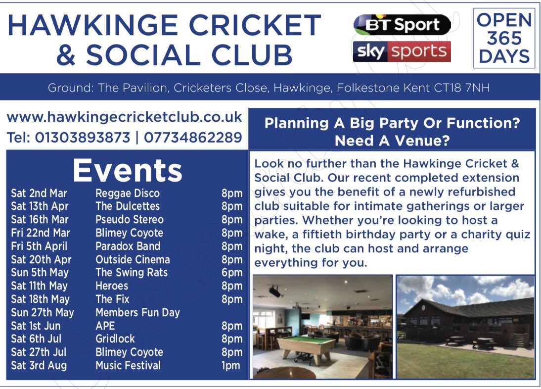 Hawkinge Cricketclub tweet media