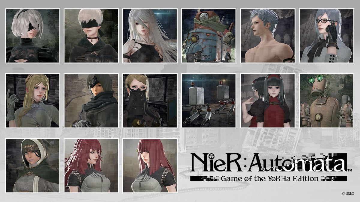 Nier Series On Twitter Become As Your Favorite Characters Get These Playstation Network Avatars Exclusively With Nier Automata Game Of The Yorha Edition Https T Co 2zcrdxcqyd