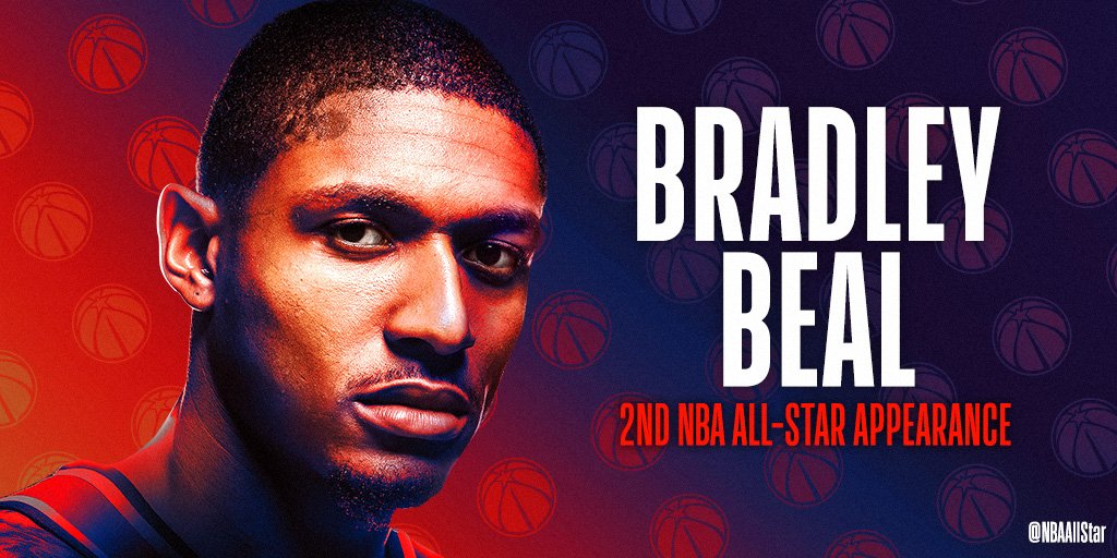 Making his 2nd #NBAAllStar appearance... <a href="/RealDealBeal23/">Bradley Beal</a> of the <a href="/WashWizards/">Washington Wizards</a>!

#DCFamily #BradleyBeal