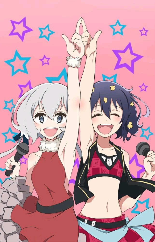 Neppygear2's tweet photo. I'm Junko Konno! I'm from franchouchou idol team! 

🎤New to character not verse~💓
🎤Died on 1983~💓
🎤Lewd in DM~💓
🎤Famous idol~💓
🎤Shy/Friendly~💓
💧No drama, vore or gore, no personal info💧
🎤Ask kinks in DM~💓
🎤Could be busy~💓 https://t.co/4s7Jzacxk7