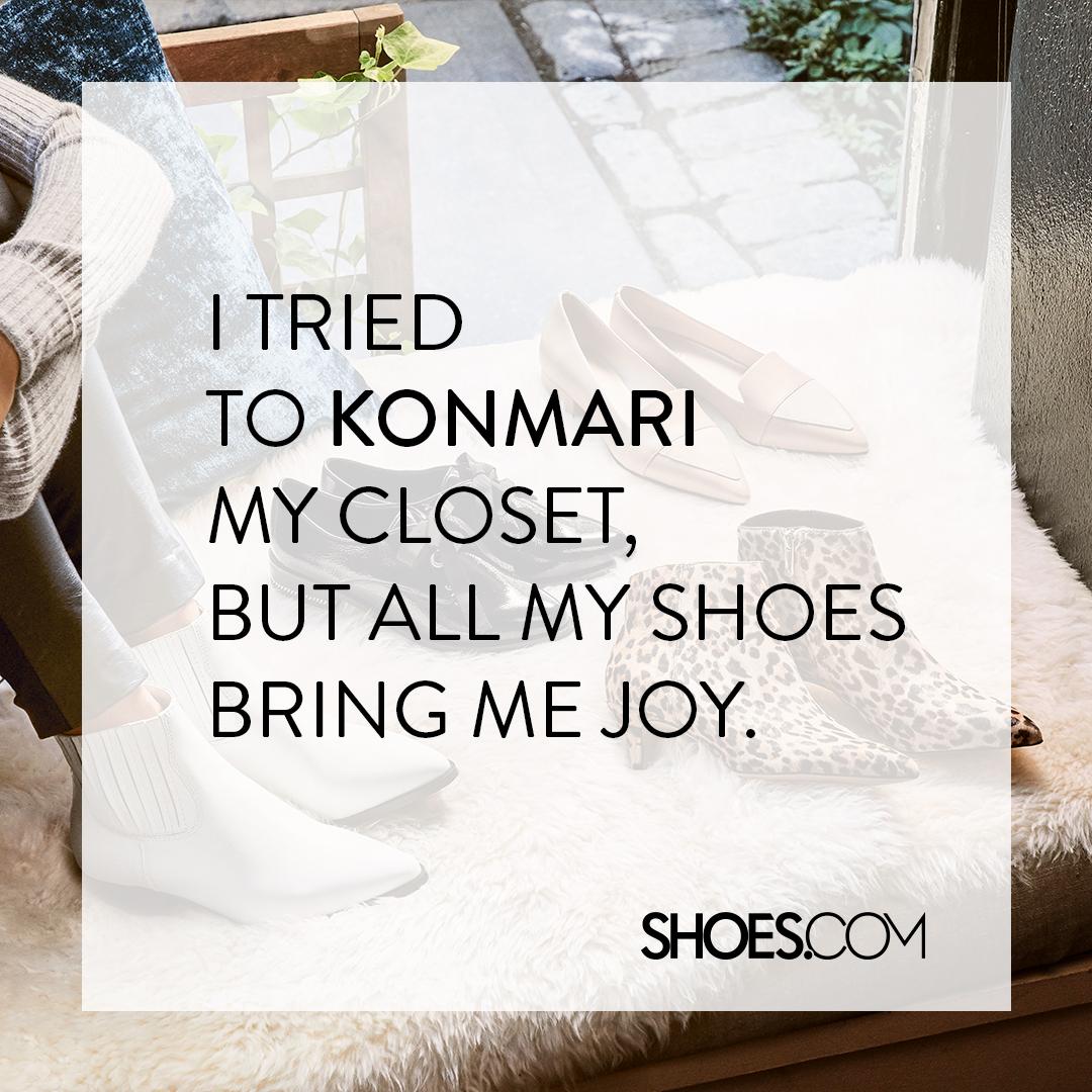 shoesdotcom's tweet photo. 🤷 #ShoesForThat #KonMari https://t.co/fxlvZE46sX